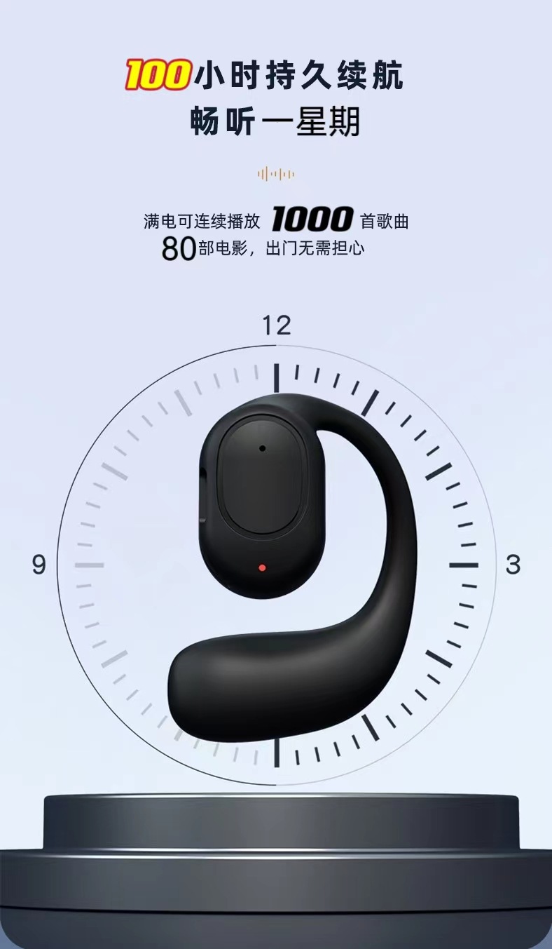 The new cross-border OWS over-ear bone conduction Bluetooth headphones feature radio performance, high noise cancellation, long battery life and low latency pic 27