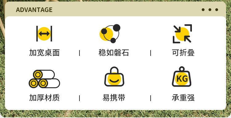 Outdoor folding tables and chairs, portable aluminum alloy ultra-light tables and chairs, camping picnic tables, egg roll tables, camping sets pic 2