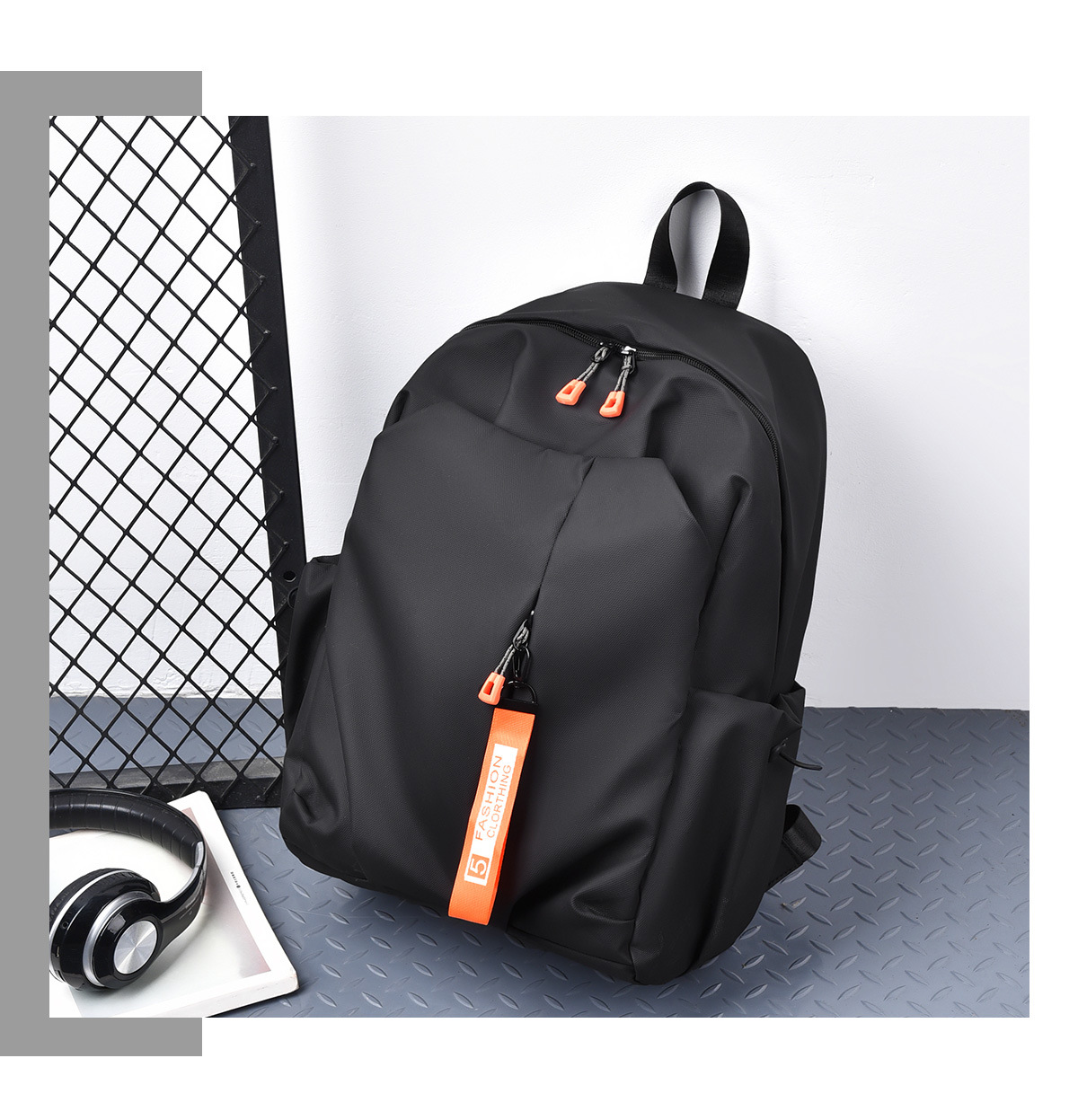 新款双肩包男女同款 ins休闲简约大容量初中生高中生旅行学生书包详情42