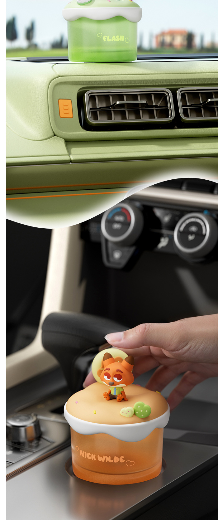 Genuine Zootopia cotton lollipops, car aromatherapy ornaments, desktop figurines, plush toys, birthday gifts pic 10