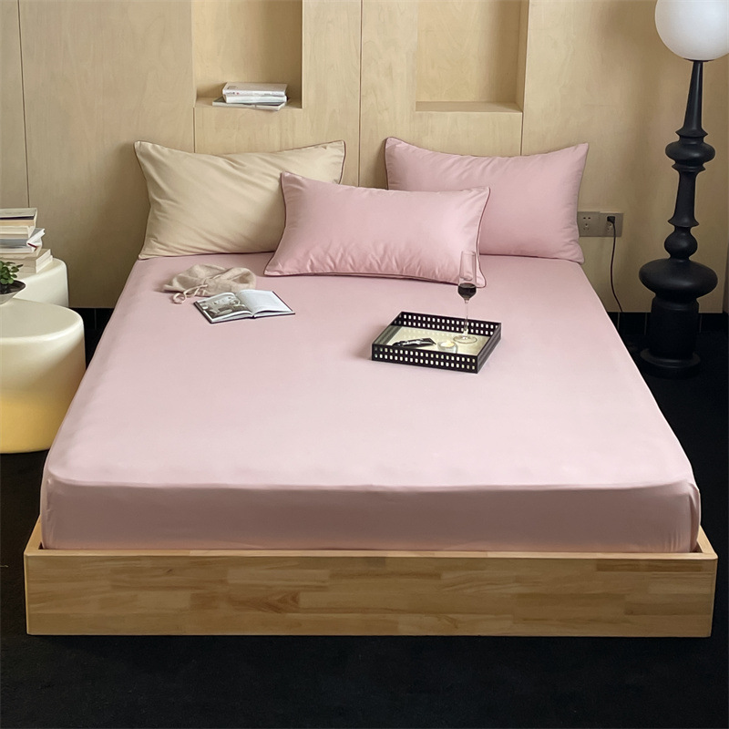 Long-staple cotton single item, all-cotton brushed quilt cover bed, simple pigment color pure cotton autumn and winter 1.8m bedding pic 167