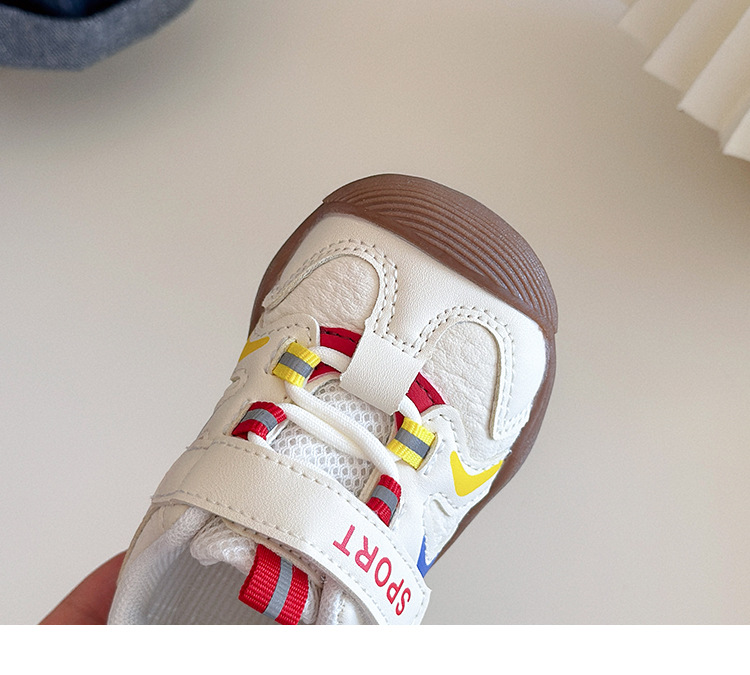 宝宝学步鞋0-3岁秋季新款婴幼儿皮面防滑运动鞋男女童机能鞋代发详情22