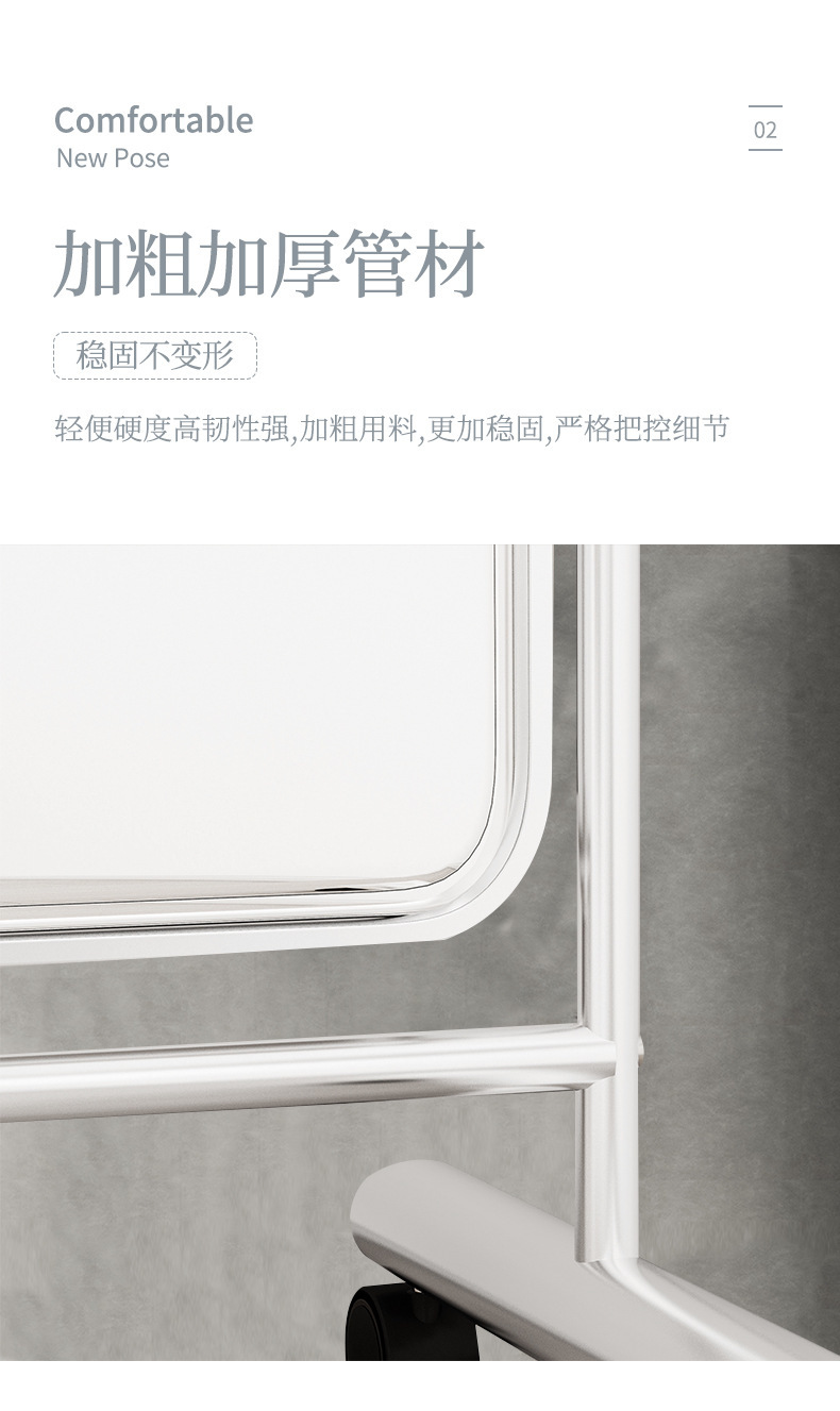 全身穿衣镜家用落地镜可移动网红镜子显高显瘦服装店全身试衣镜详情6