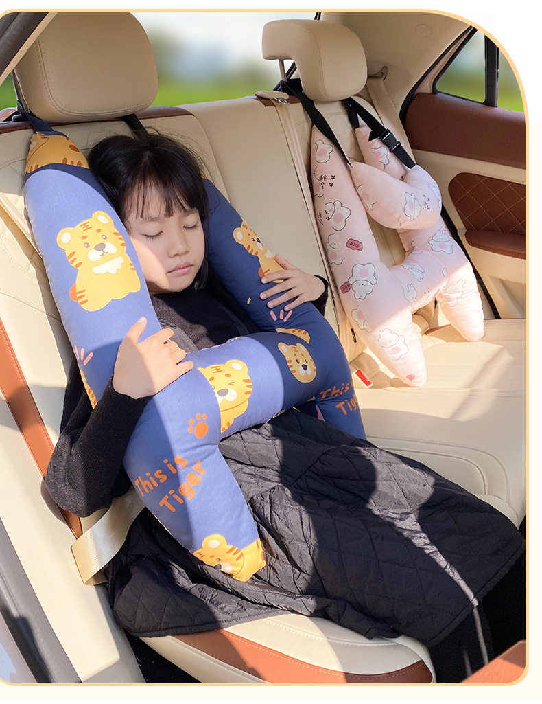 汽车抱枕儿童卡通动漫睡枕车载内用品抱枕车上舒适睡觉神器通用详情15