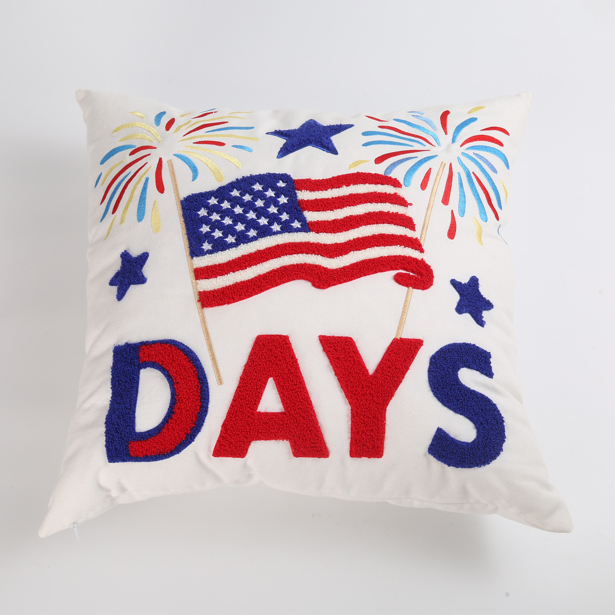 American Stars and Stripes cross-border new pillowcase, towel embroidery, outdoor home decoration, pillow, canvas cushion, pillow and quilt pic 5