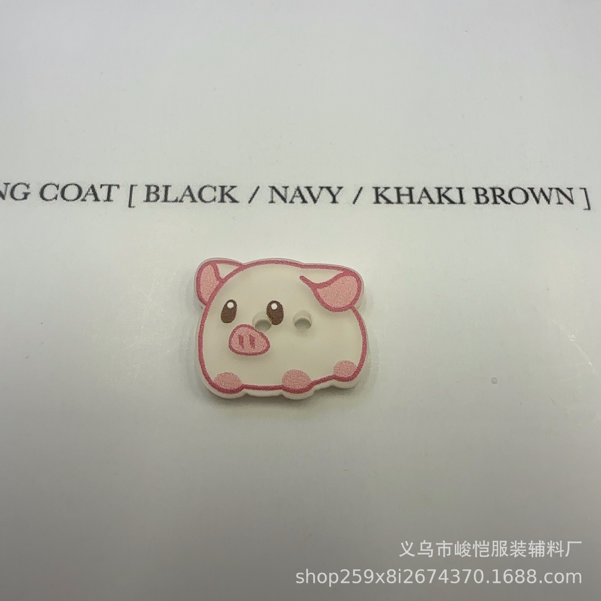 A set of 10 cartoon-patterned metal four-piece buttons, disc buttons and sleeve buttons pic 55