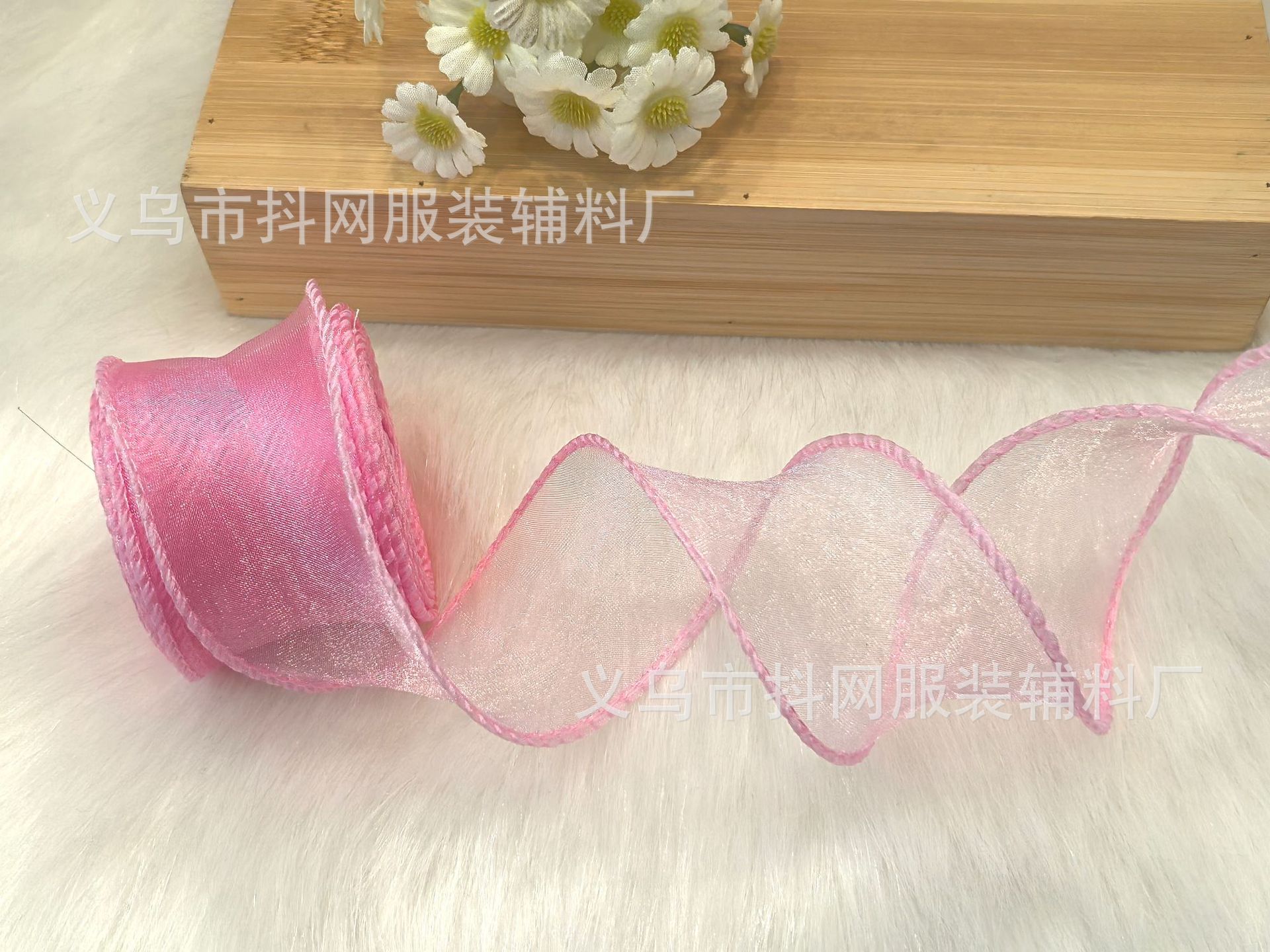 3.8 см текущая упаковка цветных тюльцевых лент с цветными хвостиками, дополнениями к цветному цвету, цветами, лентами для украшения боков pic 14