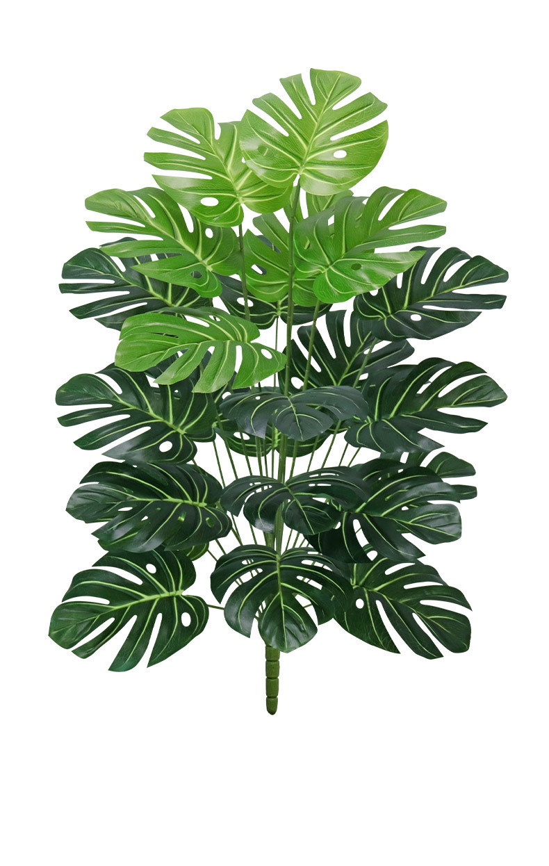 Artificial green plants, large turtle-back bamboo, artificial plants, cross-border consignment and labeling, large floor-standing artificial trees for outdoor garden decoration pic 11