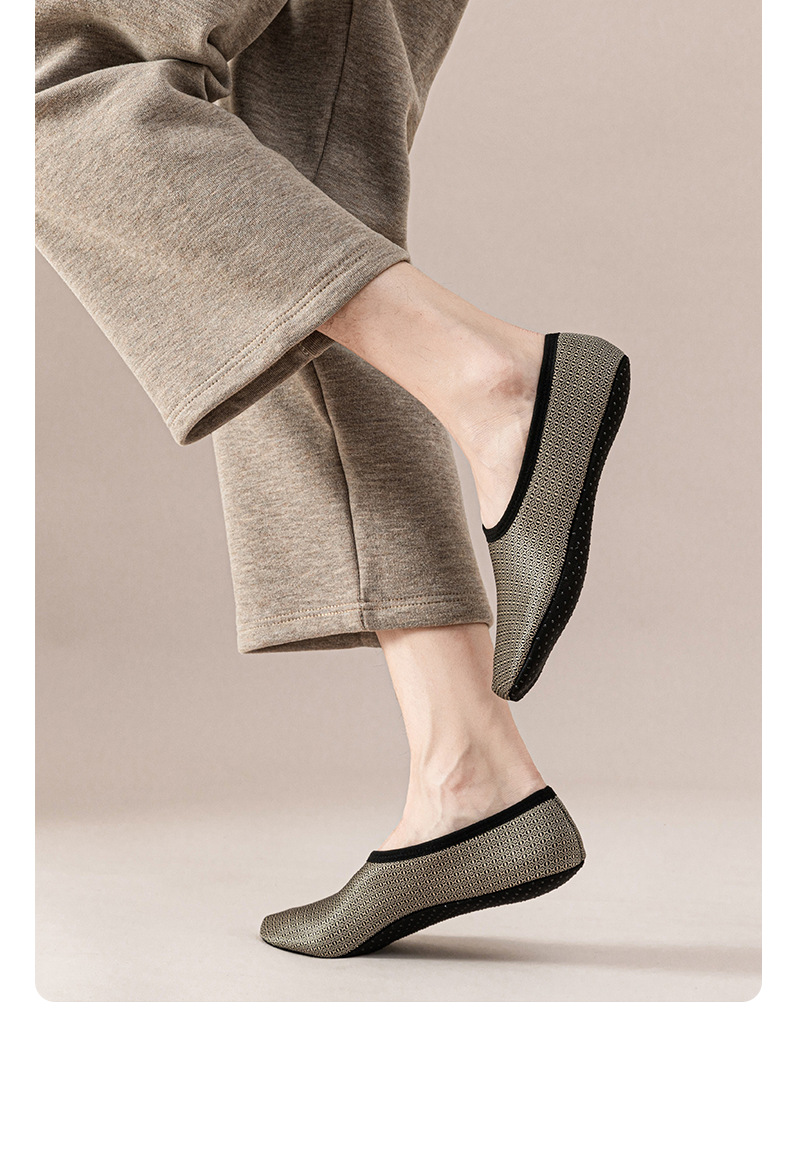 男士秋冬款拉绒抓绒地板袜男士防滑早教加厚袜套家居地板鞋批发详情12