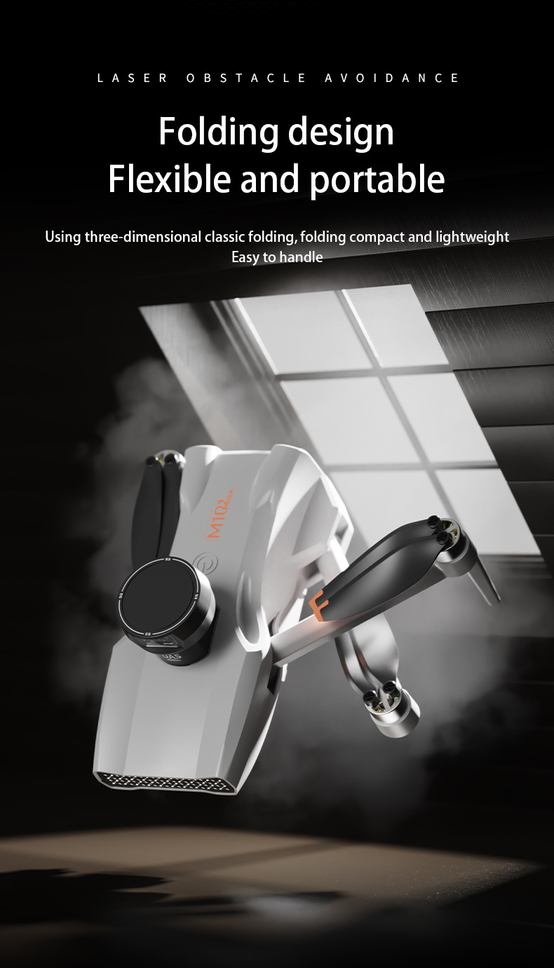 Cross-border unmanned aerial vehicle three-axis gimbal GPS positioning automatic return, brushless high-definition aerial photography, laser obstacle avoidance remote control screen pic 29