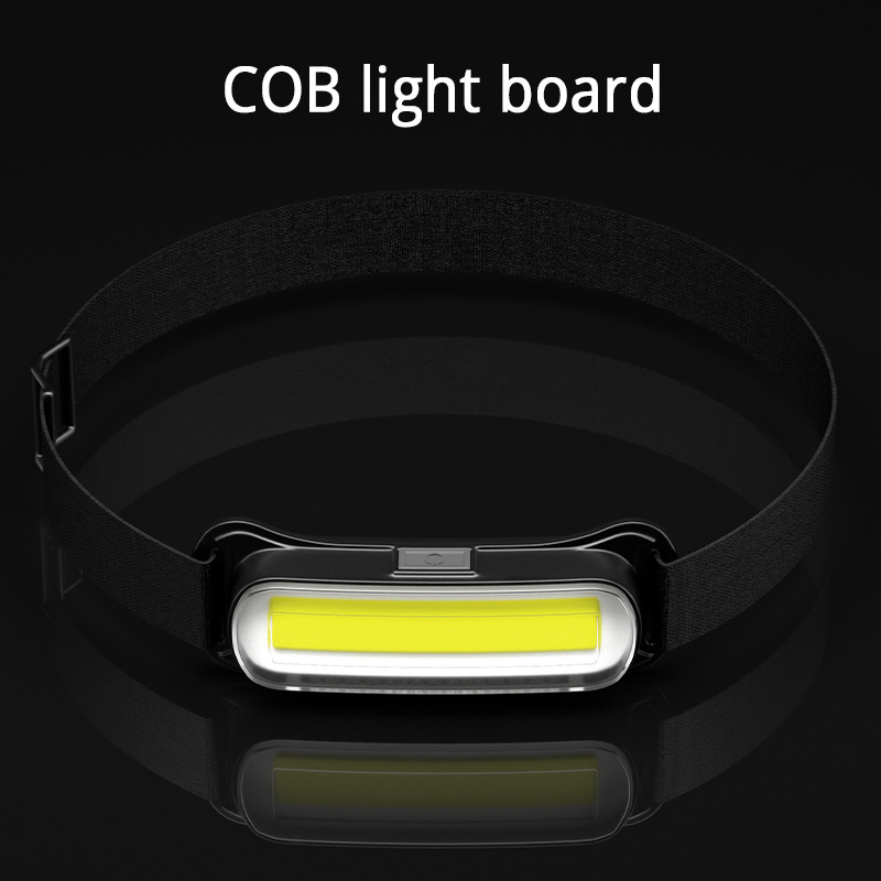 Multi-functional head-mounted lamp for outdoor cob night running and fishing maintenance work, USB charging, strong light head, night fishing lamp pic 4