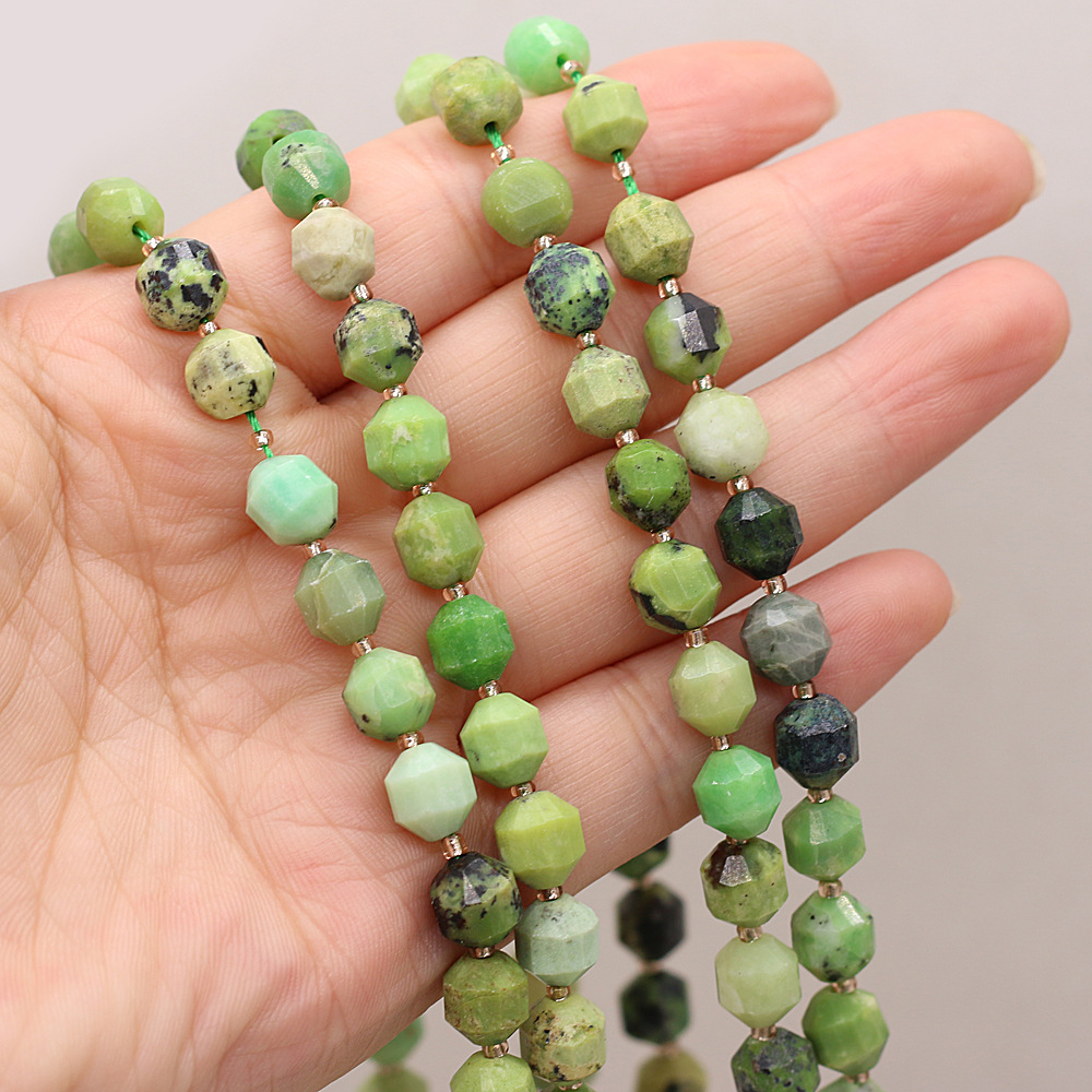 Wholesale of natural rose quartz rough stone cut surface bucket beads, crystal agate, diy jewelry accessories, semi-finished products, handcrafted beads pic 13