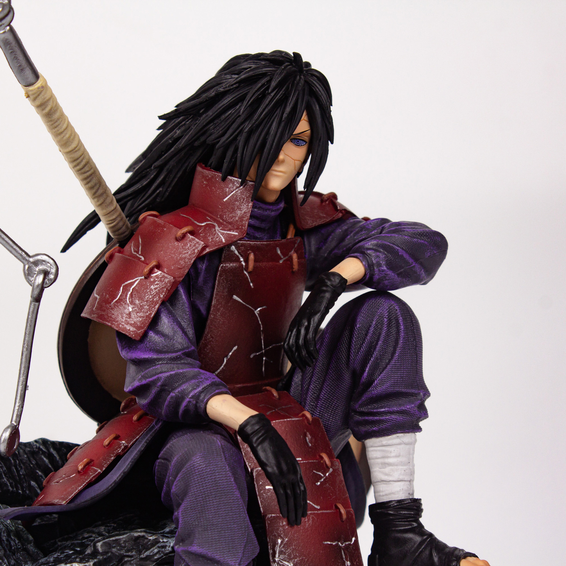 火影忍者门神宇智波斑GK雕像坐姿手办模型摆件动漫周边玩具批发详情2