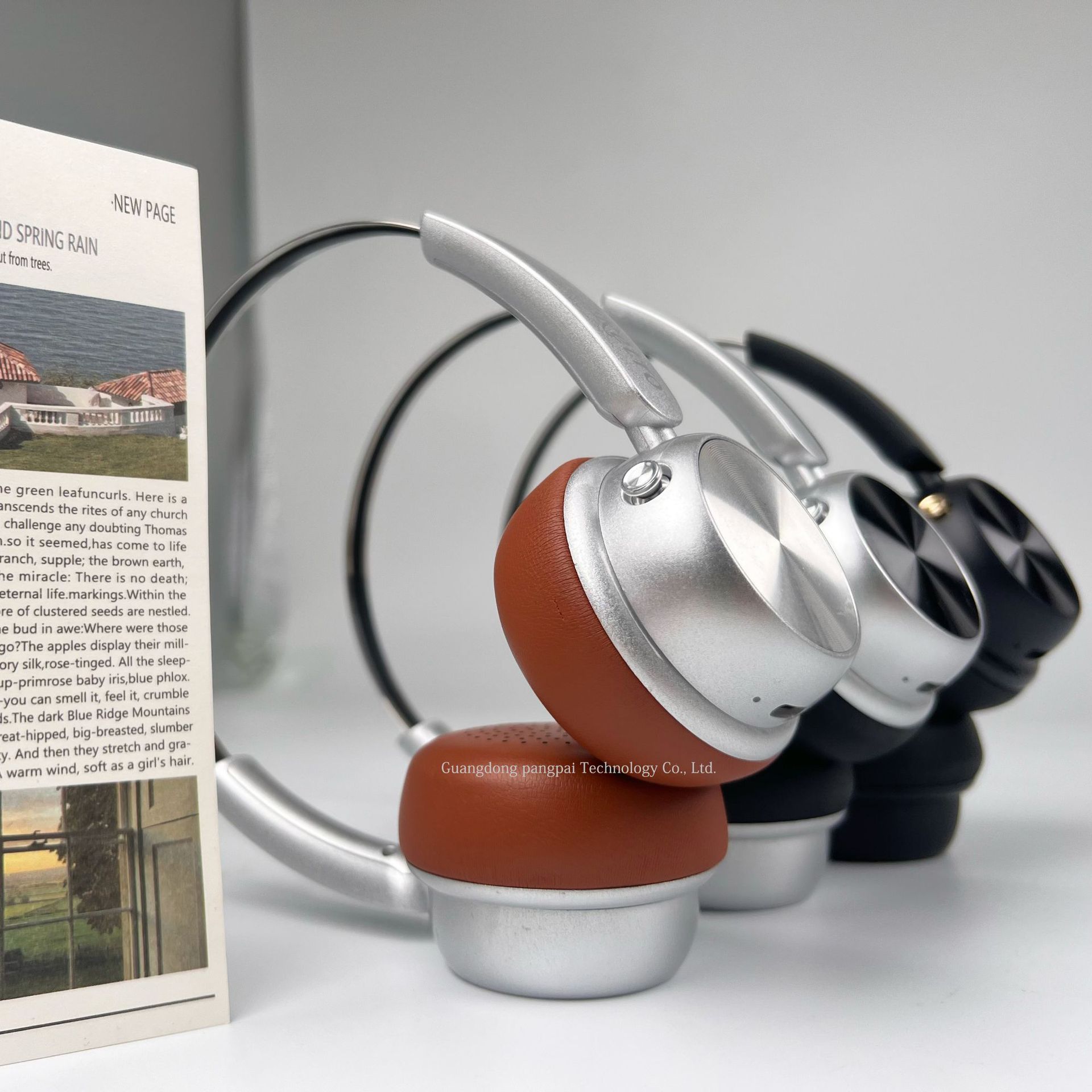 新潮复古金属头戴式蓝牙耳机无线5.4高音质运动手机通用现货厂家详情7