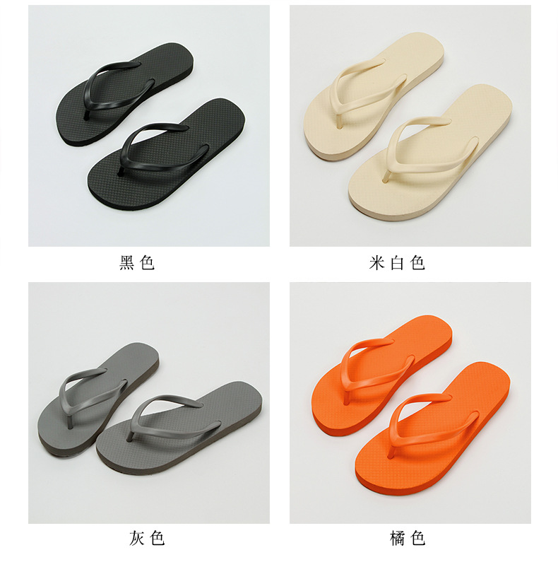2025新款黑色人字拖女夹脚凉拖鞋女夏季外穿防滑平底跟沙滩鞋批发详情4