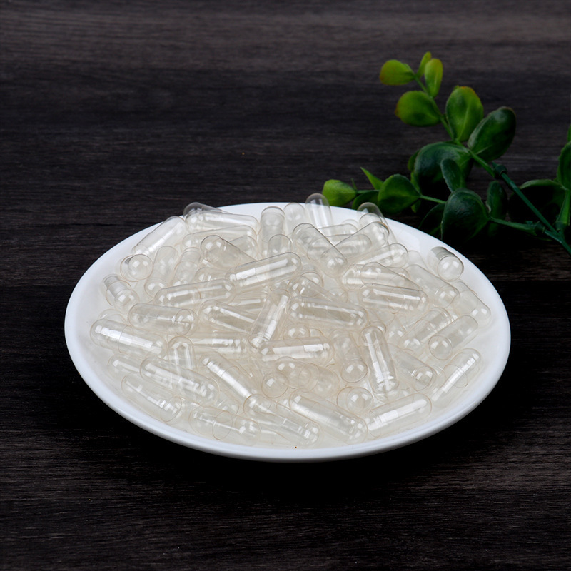 跨境专供清真透明空胶囊0#各色可食用空心胶囊1000个装医用胶囊详情10