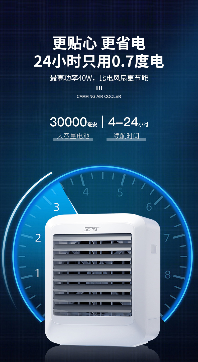 Портативный DC12V110V солнечный вентилятор для подзарядки домашних кондиционированных вентиляторов pic 9