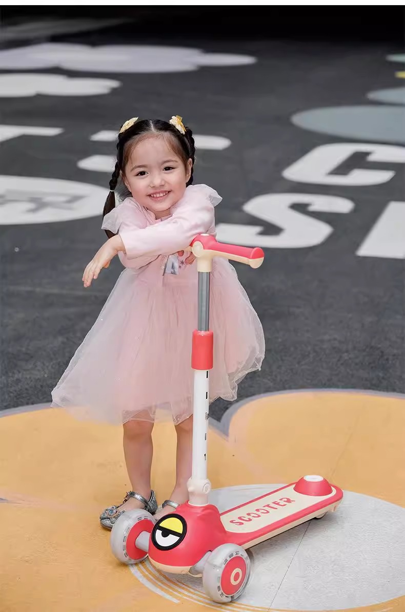 滑板车儿童1-3-6-12岁男女孩踏板可坐可骑三合一宝宝滑滑溜溜车详情22