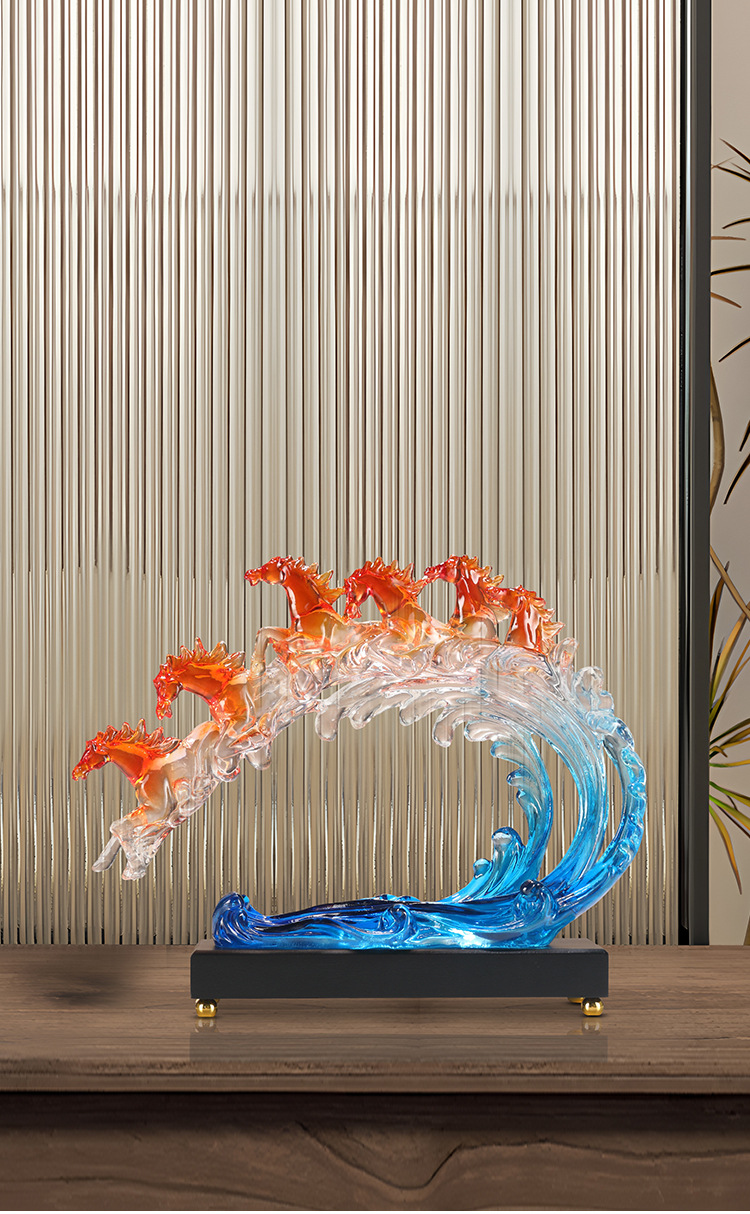 百财如意立体太空人微景观手办贝壳树脂小摆件创意礼品收藏品详情4