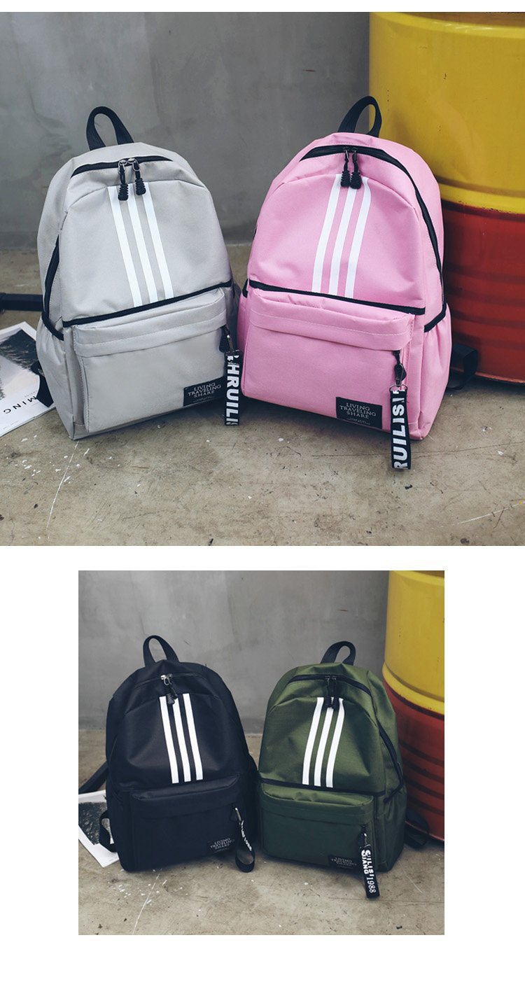 2026新款学生双肩包韩版时尚潮流初中高中生背包情侣旅行书包批发详情24