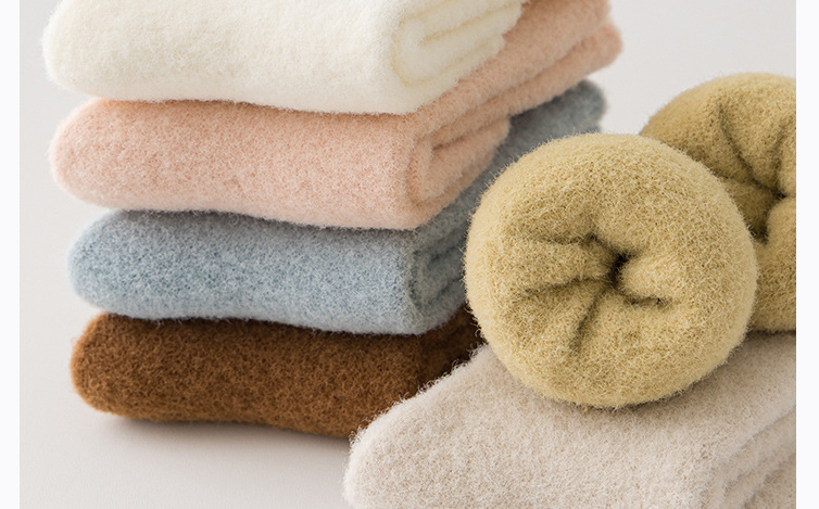 婴幼儿童0-6-12月3岁男女宝宝秋冬季加绒加厚保暖点胶防滑中筒袜详情12