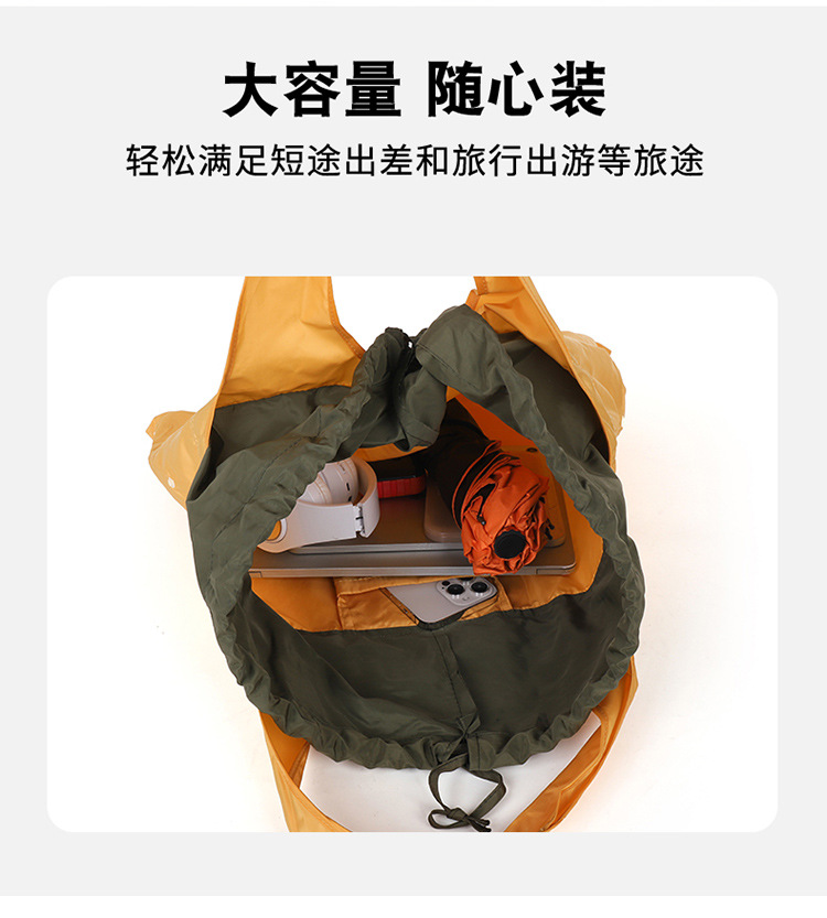 跨境折叠购物袋大容量收纳袋防水超市便捷手提托特包环保袋子批发详情6