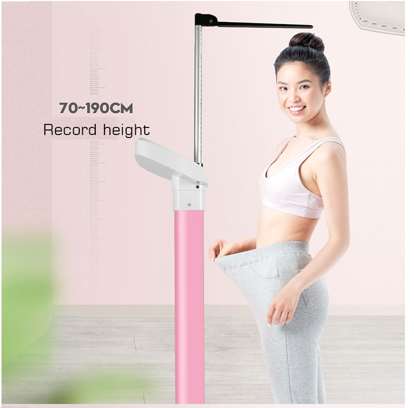 Cross-border exclusive height and weight measuring instrument all-in-one machine, high-precision LCD display digital weighing height measurement scale pic 8