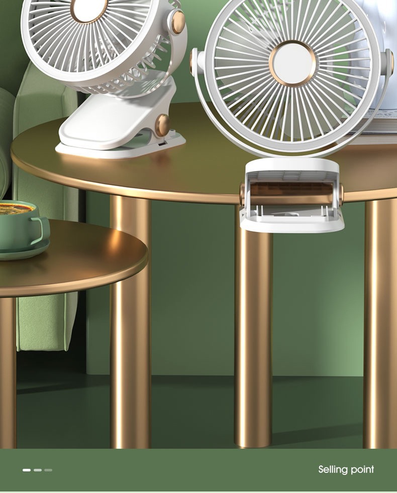 New cross-border bestseller, portable charging usb desktop fan for office, dormitory and home use pic 2