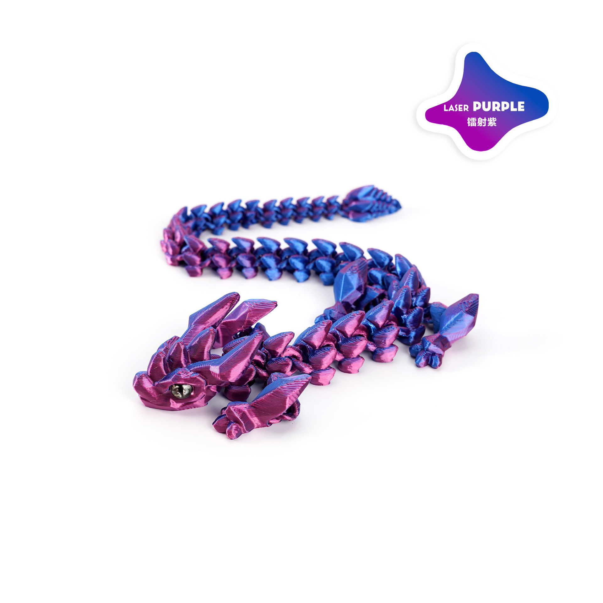 A new 3D printed cross-border bestseller, articulated crystal horned dragon figure-making set, decorated with the divine dragon pic 14