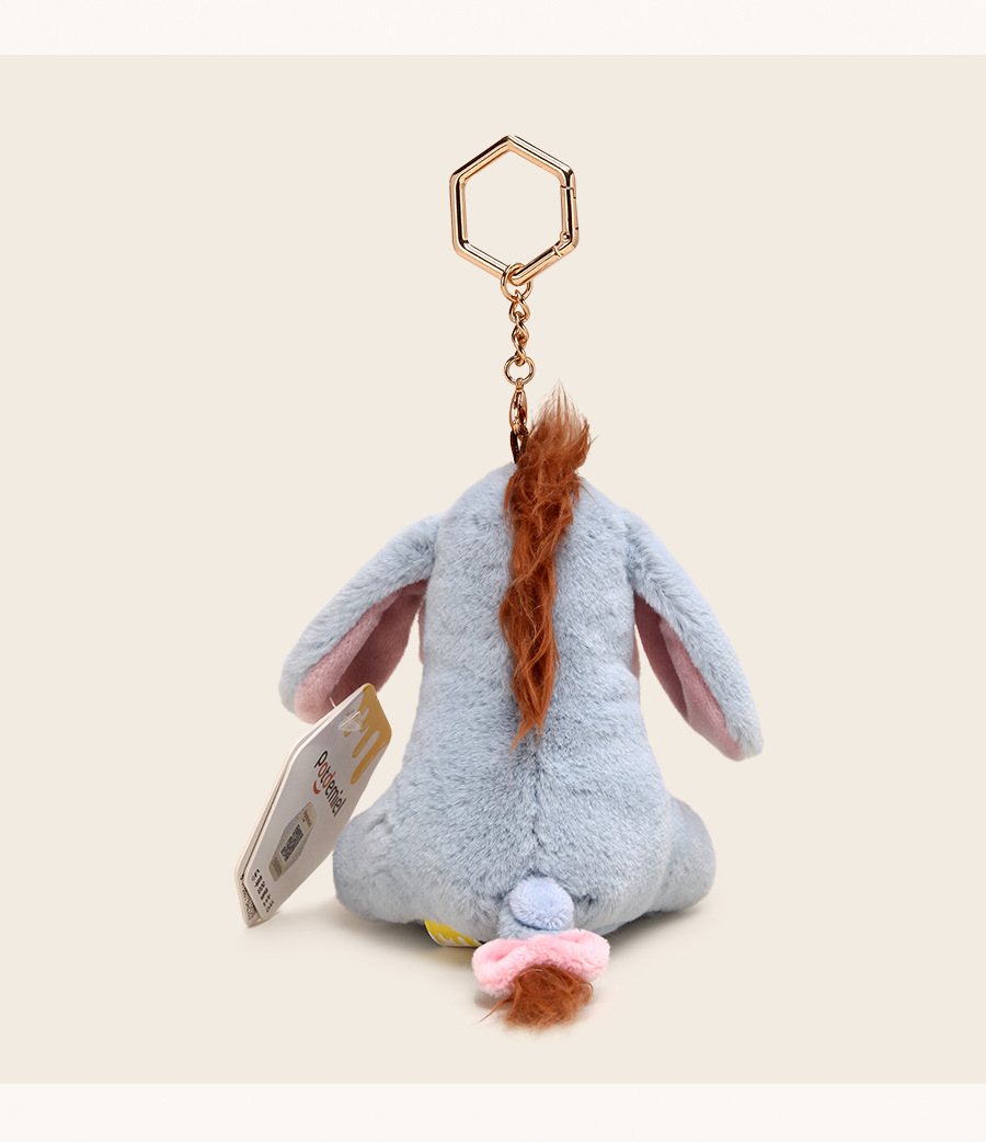 正版授权维尼小熊美味毛绒挂件可爱包包钥匙扣乐园周边公仔详情14