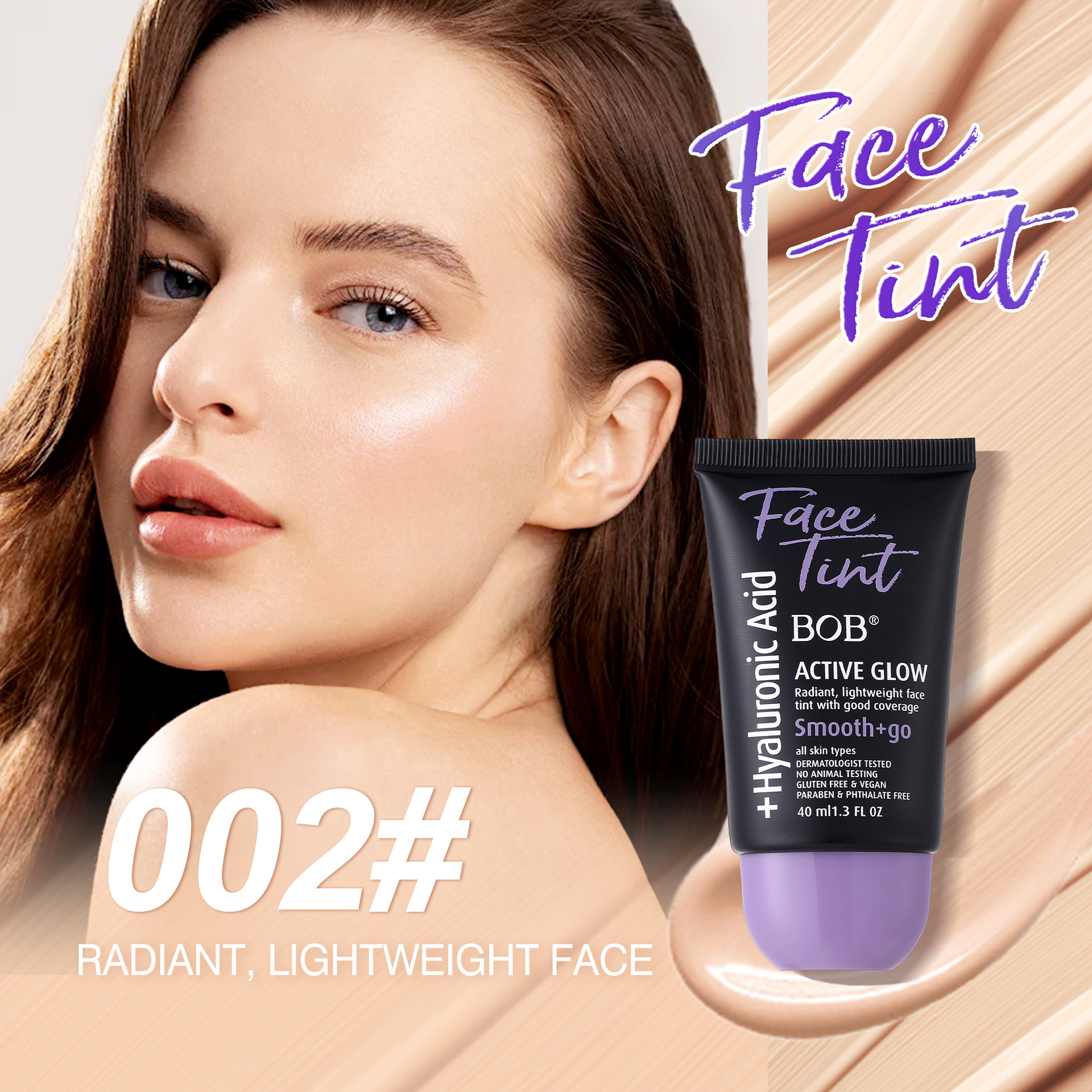 Cross-border exclusive bob Soft, Light and Oil-Control bb Cream Moisturizing, Concealing, Brightening, Long-lasting, and Non-smug Foundation pic 10