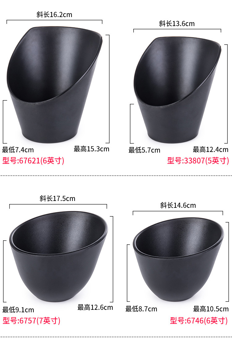 黑色密胺火锅店餐具长方形创意韩式自助烤肉菜盘仿瓷塑料烧烤盘子详情12