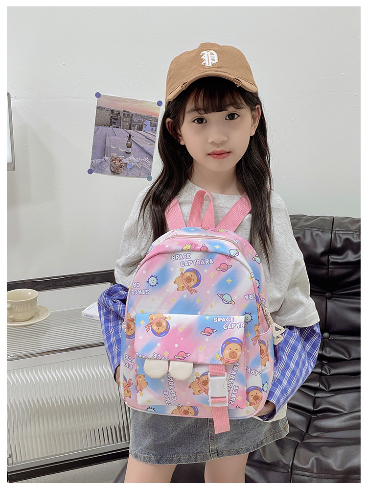 2025新款女孩时尚甜美双肩包小学生上课书包可爱卡通出游儿童背包详情10