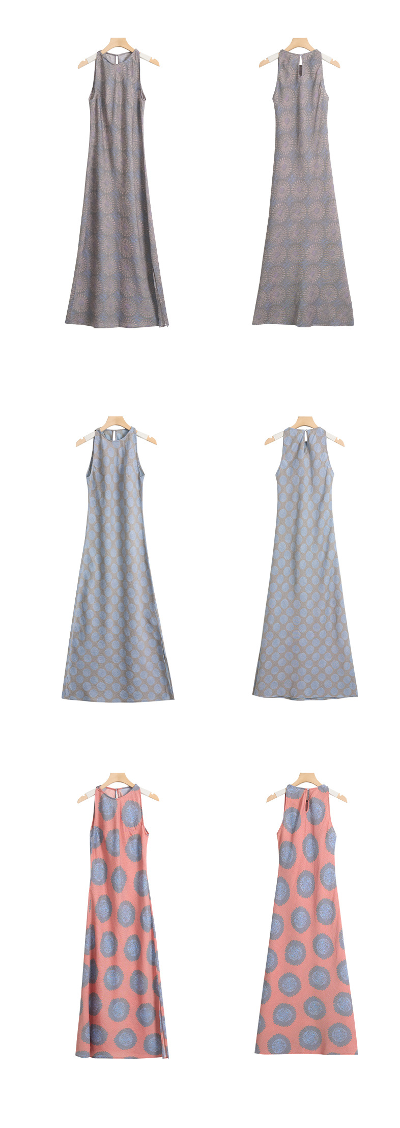 Rongtai Tencel Linen printed improved cheongsam sleeveless slimming dress for Women 2025 New style elegant A-line dress pic 27