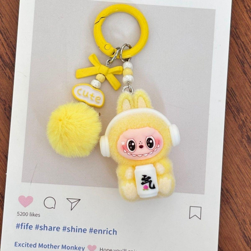 New plush animal keychains, plush pendants, dolls, bags, pendants, creative small gifts, figurines, and mobile phone pendants pic 2