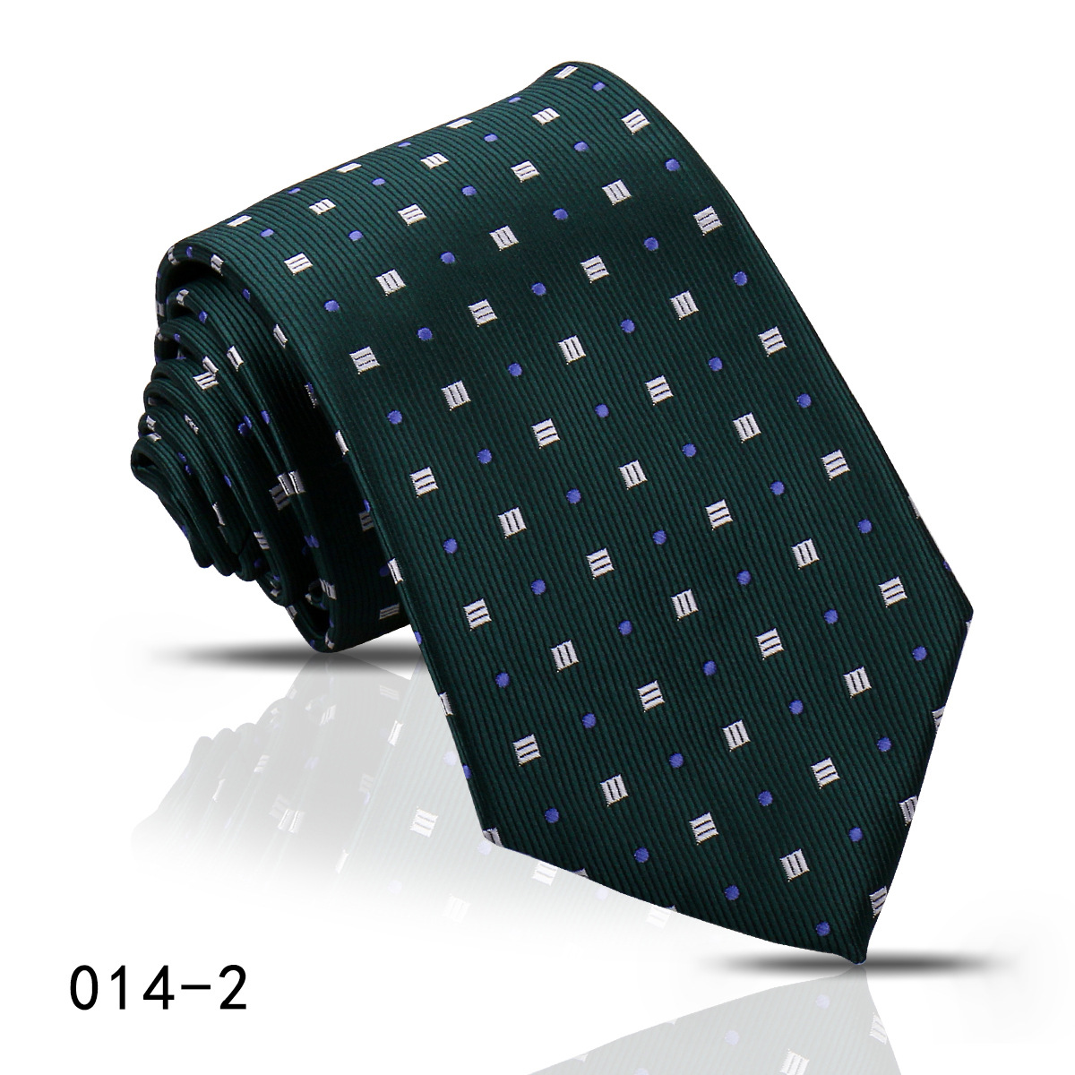 男士商务职业条纹领带8CM高级感蓝色藏青手打衬衣搭配嵊州现货详情43