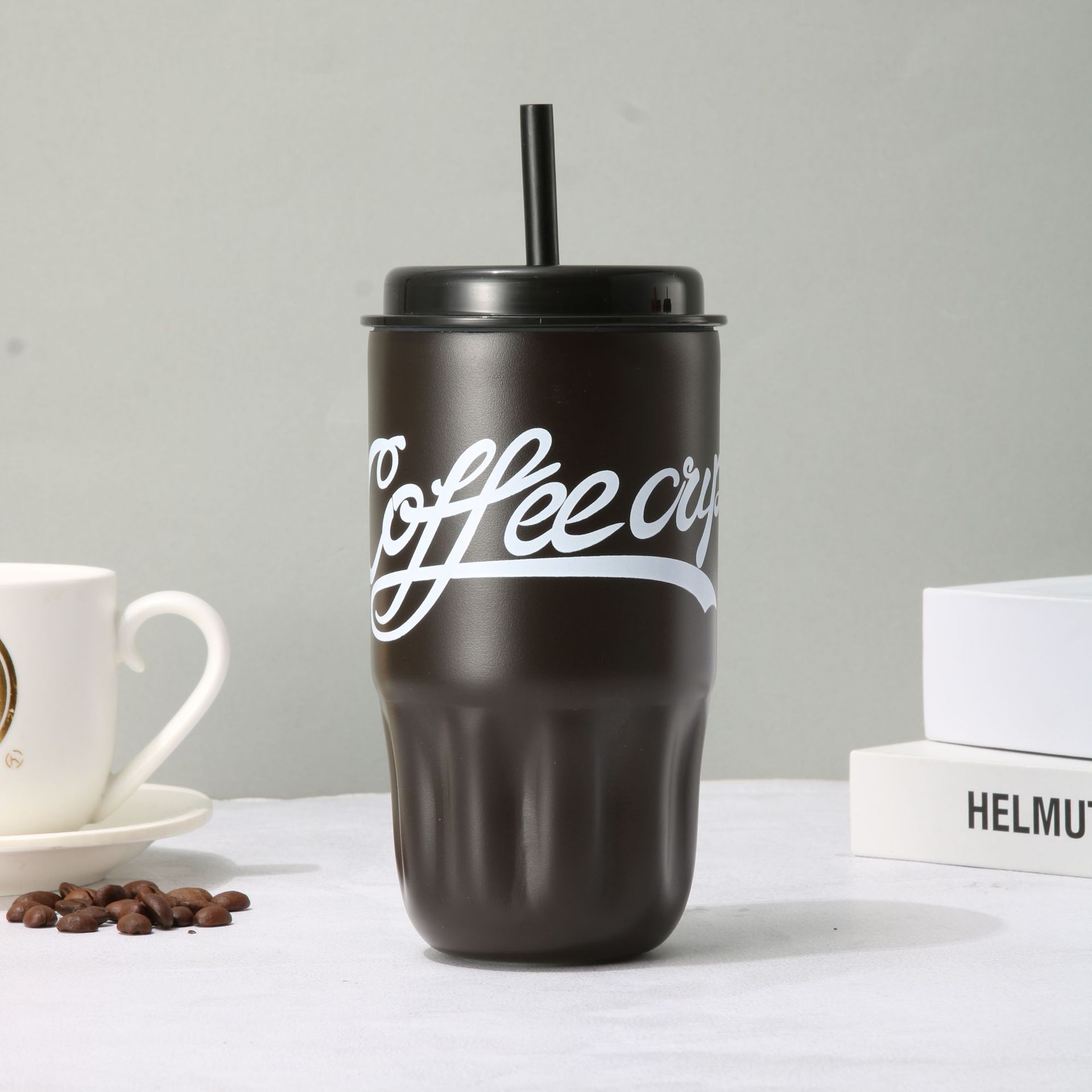 跨境316不锈钢咖啡杯高颜值便携式车载保温杯商务办公礼品杯批发详情5