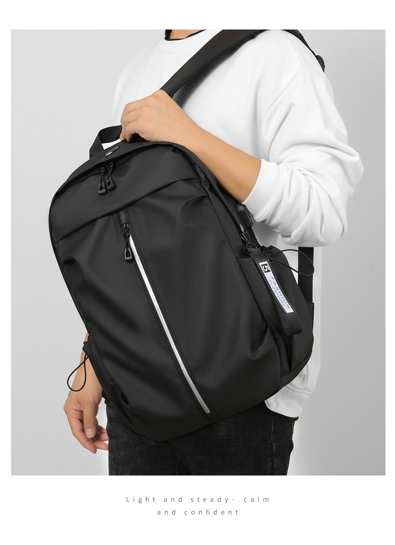 背包双肩包男款高级感休闲旅行双肩包定制LOGO礼品背包学生包休闲详情20