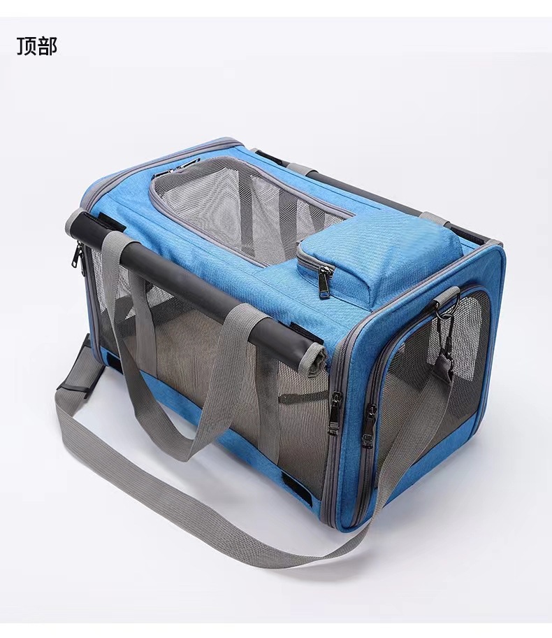 Bolsa para mascotas gran espacio caja de aviación portátil para mascotas al aire libre transpirable bolsa de gato portátil para salir mochila para mascotas pequeñas pic 30