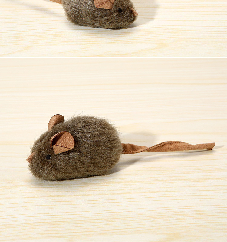 A cat toy that simulates the sound of a little mouse, intelligently senses and electrically makes sounds. It's a self-entertaining and amusing cat toy pic 16