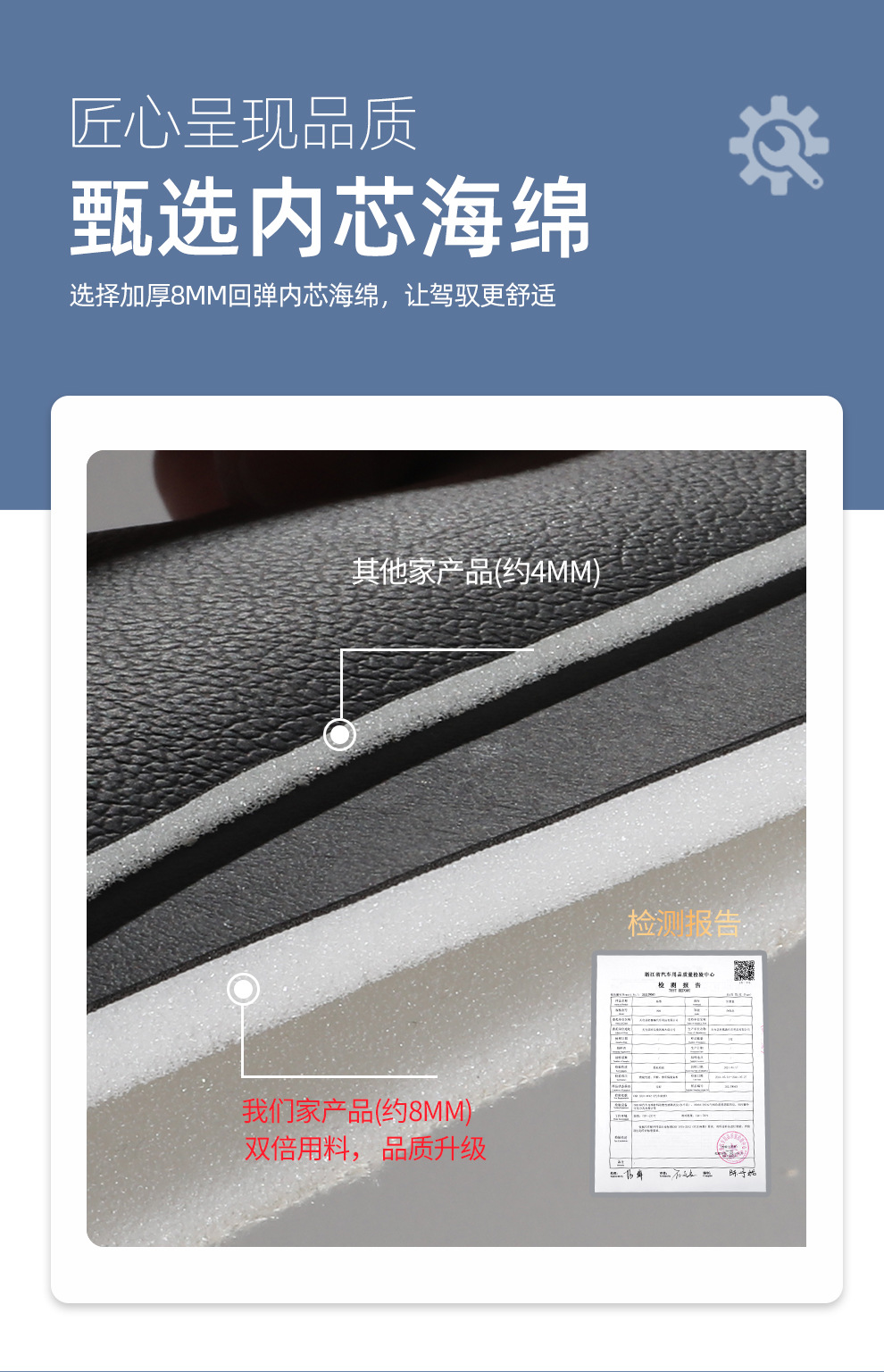 跨境亚马逊全包围全皮四季汽车坐垫夏季座椅套纳帕软皮通用款坐垫详情13