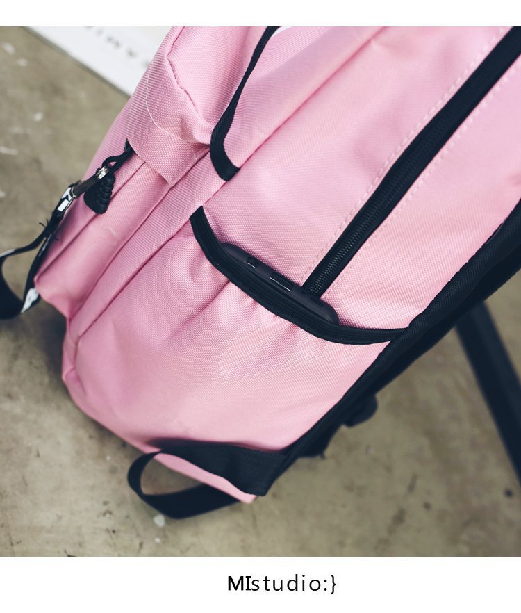 2026新款学生双肩包韩版时尚潮流初中高中生背包情侣旅行书包批发详情39