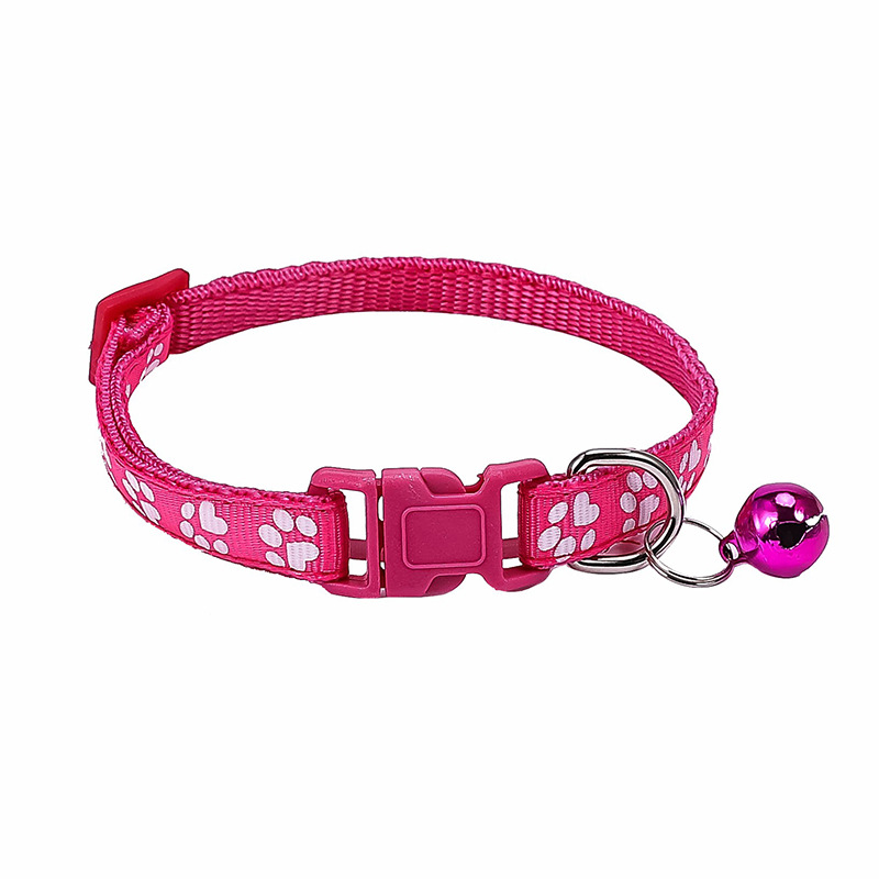 1.0 Pet footprint patch collar, dog neck collar, cat bell collar factory store, large stock available pic 12