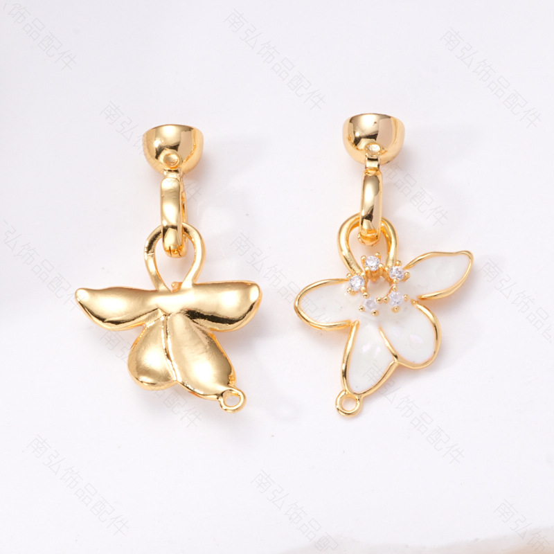 Pearl necklace, horn buckle, universal buckle, end buckle, hug buckle, bracelet connecting buckle, sweater chain, lap buckle, diy accessories pic 7