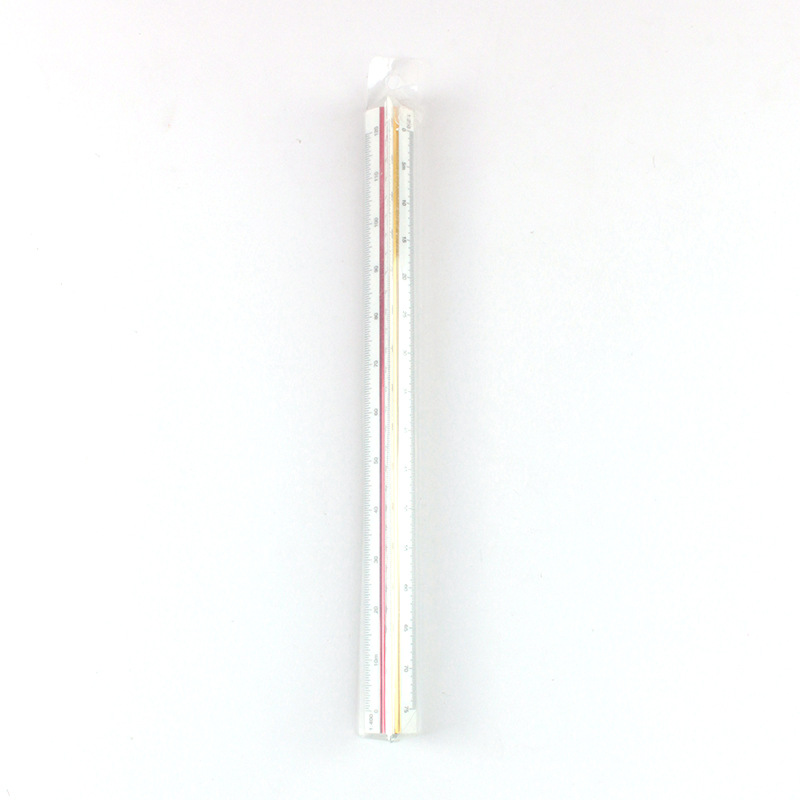 厂家批发比列尺办公文具尺子多功装15cm30cm塑料直尺外贸可定 制详情5