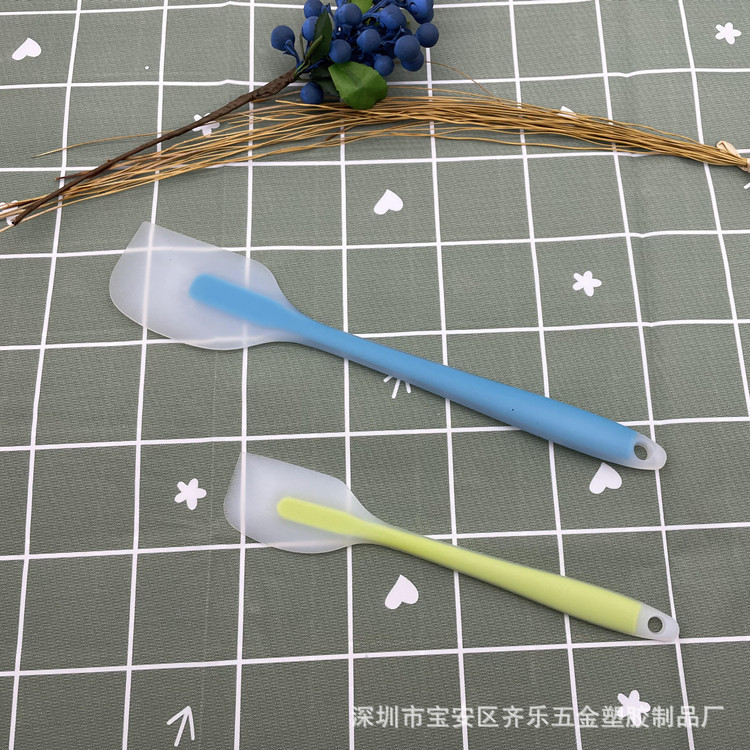 半透明一体硅胶刮刀搅拌奶油抹刀蛋糕牛油刮铲烘焙工具详情4
