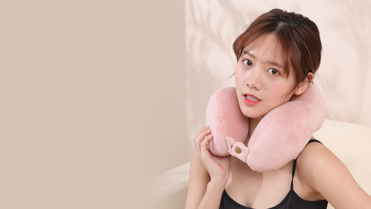 Thickened and enlarged PP cotton U-shaped pillow, upgraded hump travel pillow, composite sponge with softness, wholesale in stock U-shaped pillow pic 22