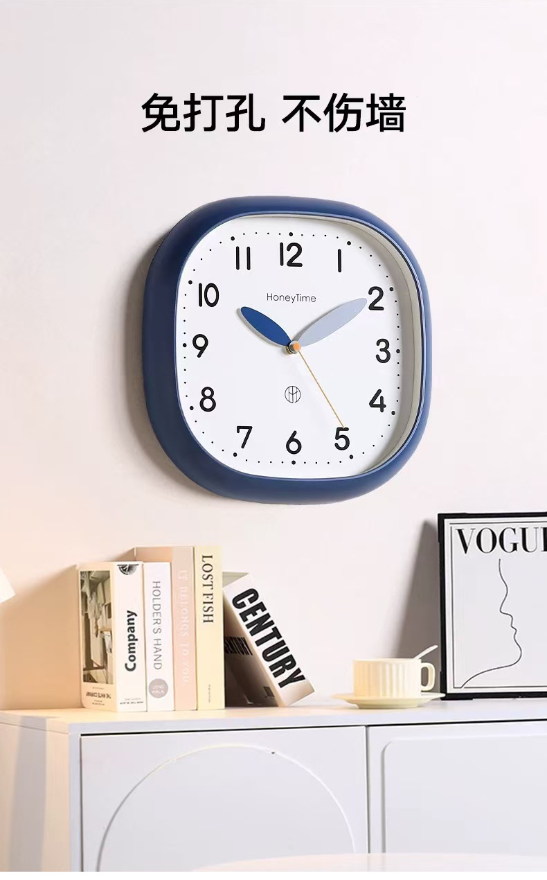 2025新款挂钟客厅家用静音挂表大气时钟简约卧室高级墙钟详情2