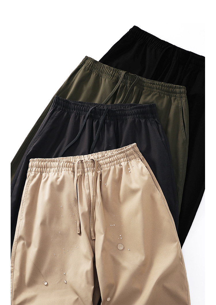 春秋裤子休闲裤SOLOTEX机能裤三防户外西裤双褶运动裤男卫裤长裤详情6