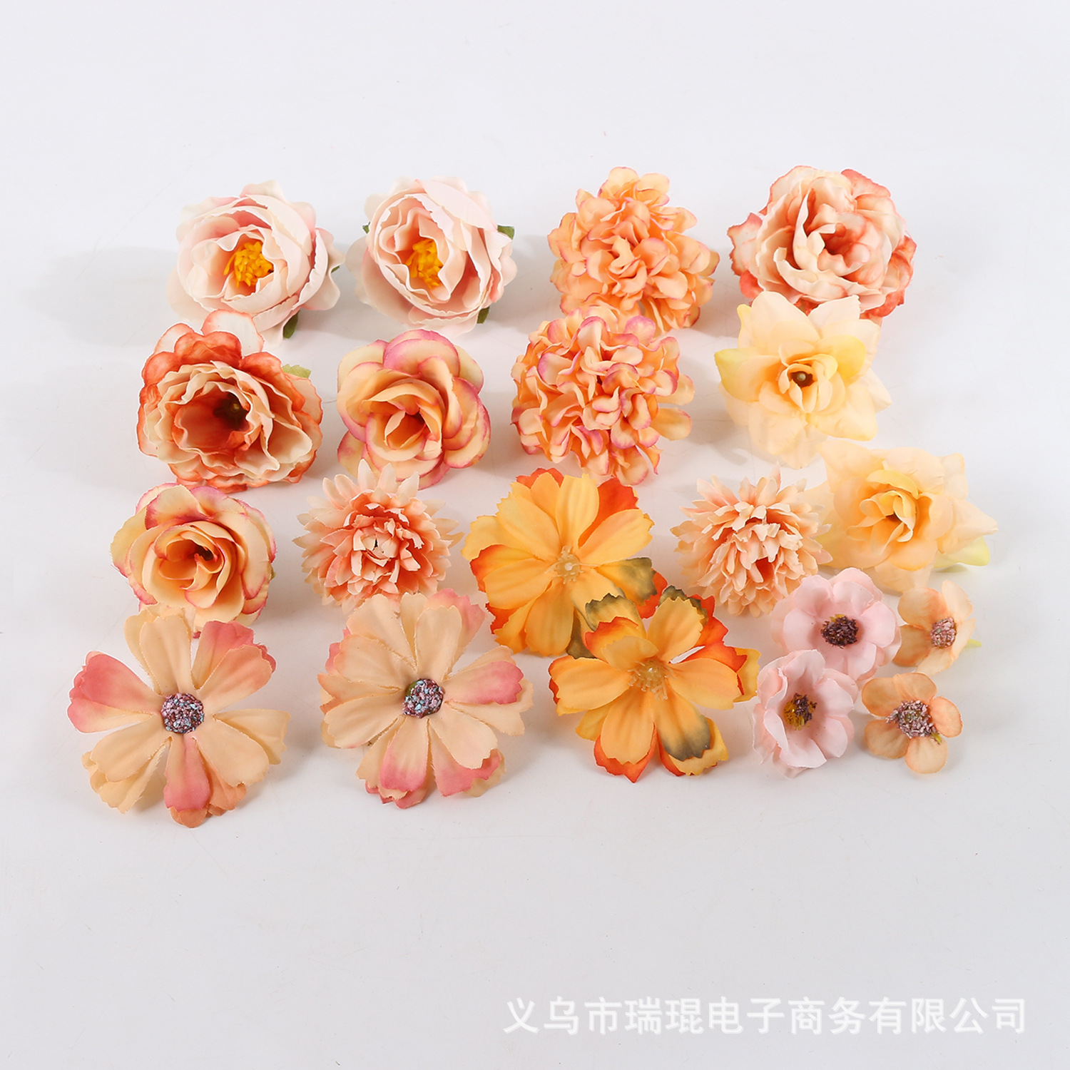 Artificial flower material package, artificial flowers, silk flowers, diy handcrafted decoration, hydrangea, ping-pong chrysanthemum, artificial flower material package for matching pic 8